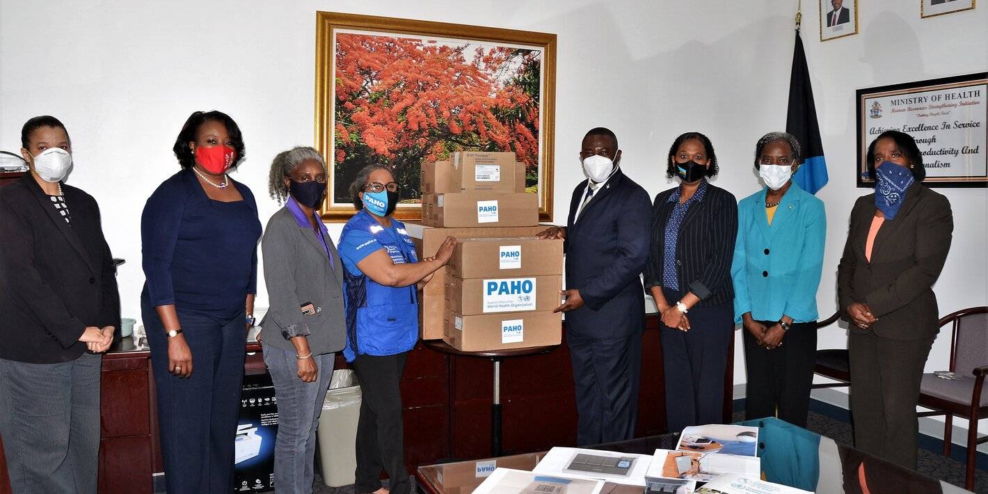 PAHO BAH continues COVID-19 response through donations to MOH