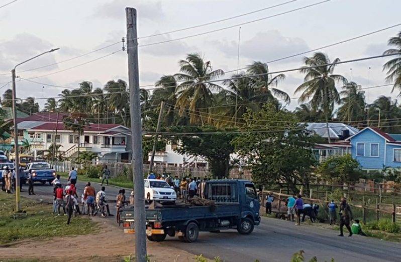  Police bring West Berbice protest under control