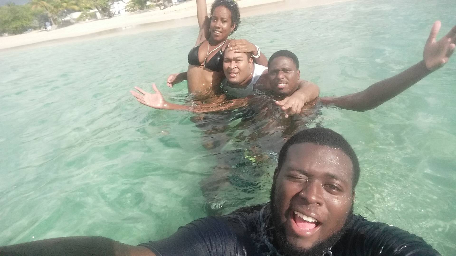 Grand Anse beach fun day