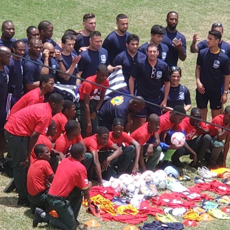 NYPD & RGPF Soccer teams  
